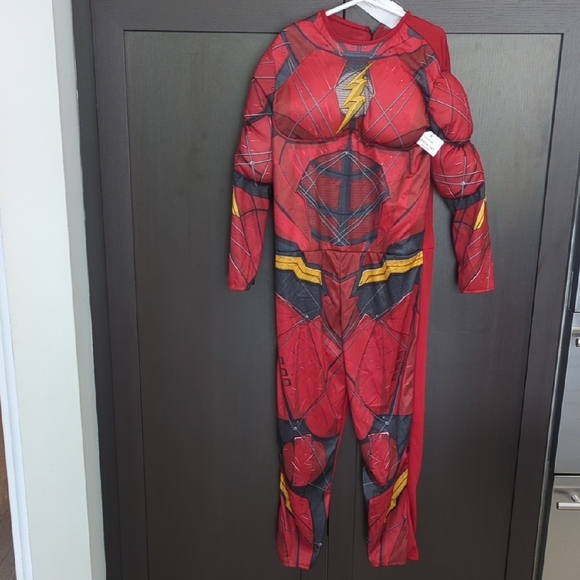 Justice League Flash Padded Superhero Costume for Kids - NWT - Picture 2 of 5